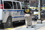 Marked NYPD Van Set Ablaze In A Second Arson Attack In New York City