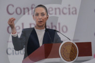 Mexico’s President Claudia Sheinbaum Holds Briefing Conference