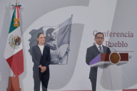 Mexico’s President Claudia Sheinbaum Holds Briefing Conference
