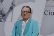 Mexico’s President Claudia Sheinbaum Holds Briefing Conference