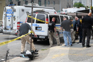 Marked NYPD Van Set Ablaze In A Second Arson Attack In New York City