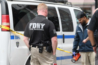 Marked NYPD Van Set Ablaze In A Second Arson Attack In New York City
