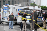 Marked NYPD Van Set Ablaze In A Second Arson Attack In New York City