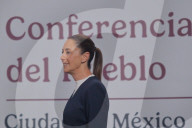 Mexico’s President Claudia Sheinbaum Holds Briefing Conference