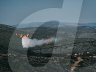 Wildfire At Ano Souli Around Northern Athens