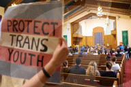 Rally For Transgender Youth Rights Near Supreme Court