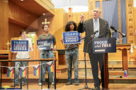 Rally For Transgender Youth Rights Near Supreme Court