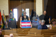 Rally For Transgender Youth Rights Near Supreme Court