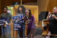 Rally For Transgender Youth Rights Near Supreme Court