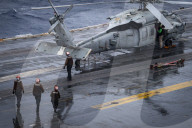US aircraft carrier Nimitz sailing towards Middle East
