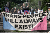 NY: Trans Rights Rally After Supreme Court Ruling