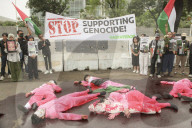 Solidarity Demonstration For  The Palestinians In Indonesia