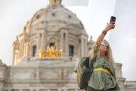 Melissa Hortman Candlelight Vigil at MN Capitol