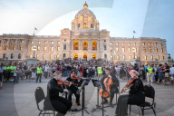 Melissa Hortman Candlelight Vigil at MN Capitol