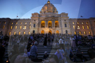 Melissa Hortman Candlelight Vigil at MN Capitol
