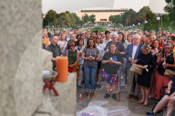Melissa Hortman Candlelight Vigil at MN Capitol