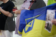 Solidarity Protest With Ukraine In Krakow