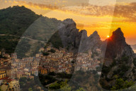 Sunrise Over Castelmezzano