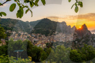 Sunrise Over Castelmezzano