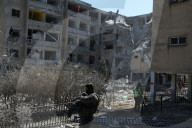 Buildings Struck By An Iranian Ballistic Missile In Holon