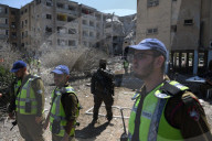 Buildings Struck By An Iranian Ballistic Missile In Holon