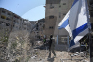 Buildings Struck By An Iranian Ballistic Missile In Holon