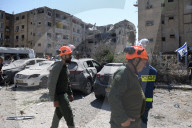Buildings Struck By An Iranian Ballistic Missile In Holon