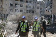 Buildings Struck By An Iranian Ballistic Missile In Holon