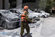 Buildings Struck By An Iranian Ballistic Missile In Holon