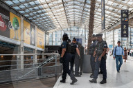 Migrant Control Operation In Paris