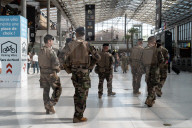 Migrant Control Operation In Paris