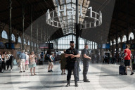 Migrant Control Operation In Paris