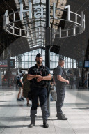 Migrant Control Operation In Paris