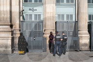 Migrant Control Operation In Paris