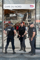 Migrant Control Operation In Paris