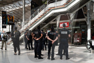 Migrant Control Operation In Paris