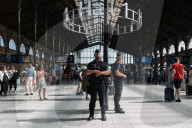 Migrant Control Operation In Paris