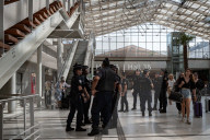 Migrant Control Operation In Paris