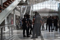 Migrant Control Operation In Paris