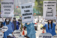 Healthcare Workers Demand Policy Reforms In Seoul Rally For Public Care And Medical Services