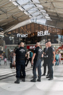 Migrant Control Operation In Paris