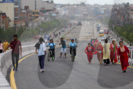 Nepal's First Overpass Road Infrastructure In Gwarko Ready For Operation