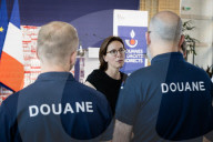 Press Conference Of Amelie Montchalin, At The Ministry Of Economy And Finance, In Paris