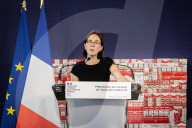 Press Conference Of Amelie Montchalin, At The Ministry Of Economy And Finance, In Paris