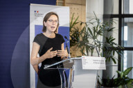 Press Conference Of Amelie Montchalin, At The Ministry Of Economy And Finance, In Paris