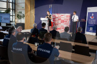 Press Conference Of Amelie Montchalin, At The Ministry Of Economy And Finance, In Paris