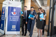 Press Conference Of Amelie Montchalin, At The Ministry Of Economy And Finance, In Paris