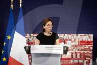 Press Conference Of Amelie Montchalin, At The Ministry Of Economy And Finance, In Paris