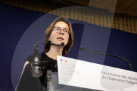 Press Conference Of Amelie Montchalin, At The Ministry Of Economy And Finance, In Paris