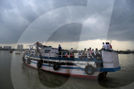 Ferry Service On Ganges River In Kolkata, India